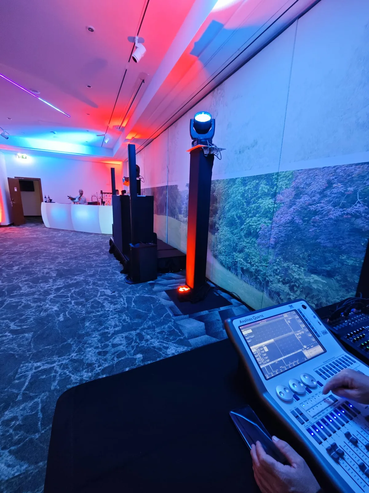 Produção técnica num evento corporativo